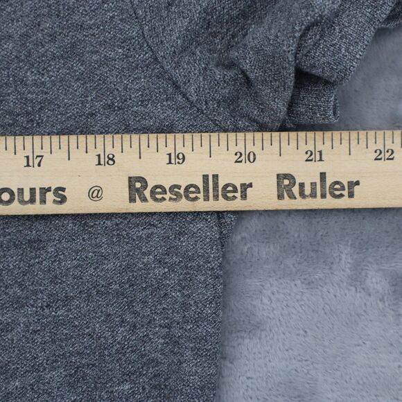 American Eagle Outfitters Shirt Mens M Gray Short Sleeve Button Logo Collar Polo - Picture 5 of 16